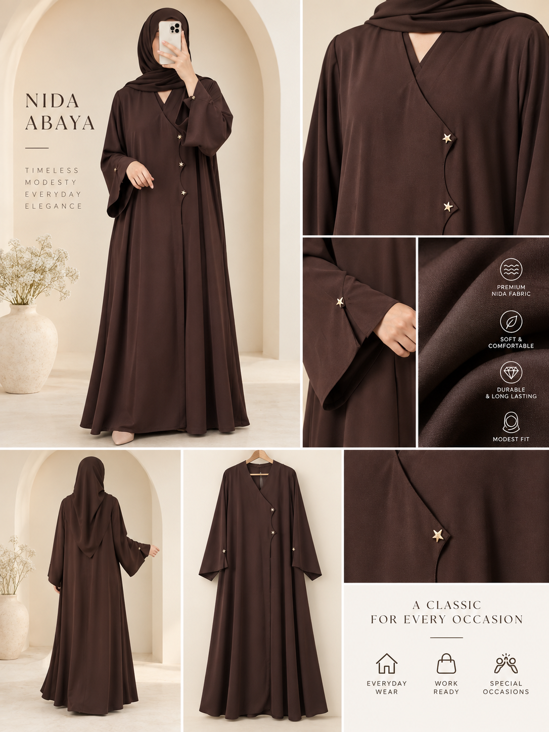 Cross star Nida Abaya